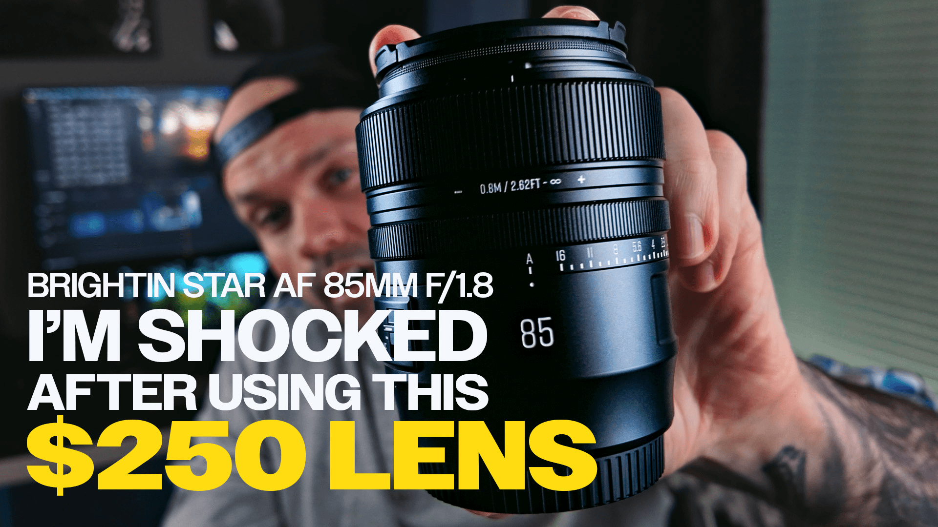 Brightin Star AF 85 mm – potrettilinssin tuotetesti