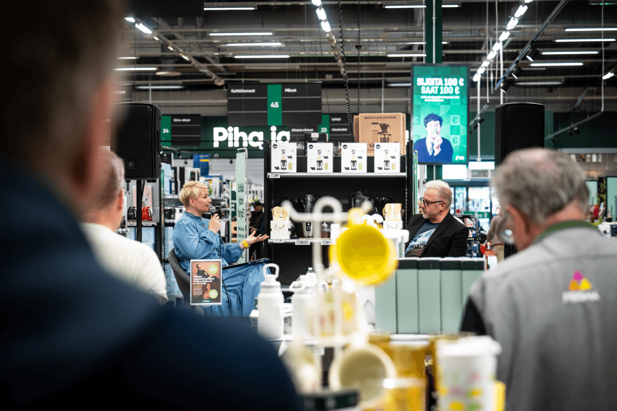 Kirjailijatapahtuma – yleisön näkökulma